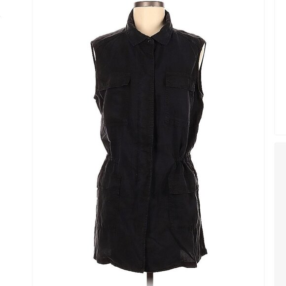 New Buffalo by David Bitton Black Sleeveless Top Size M - Picture 1 of 3